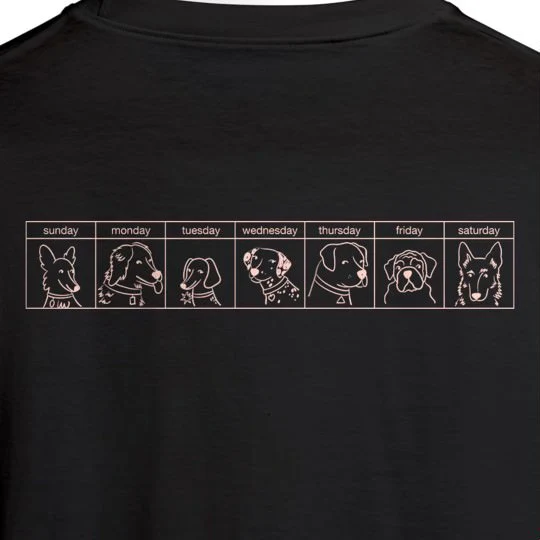 The Dogs Were Good Again Tee - Black - Image 4