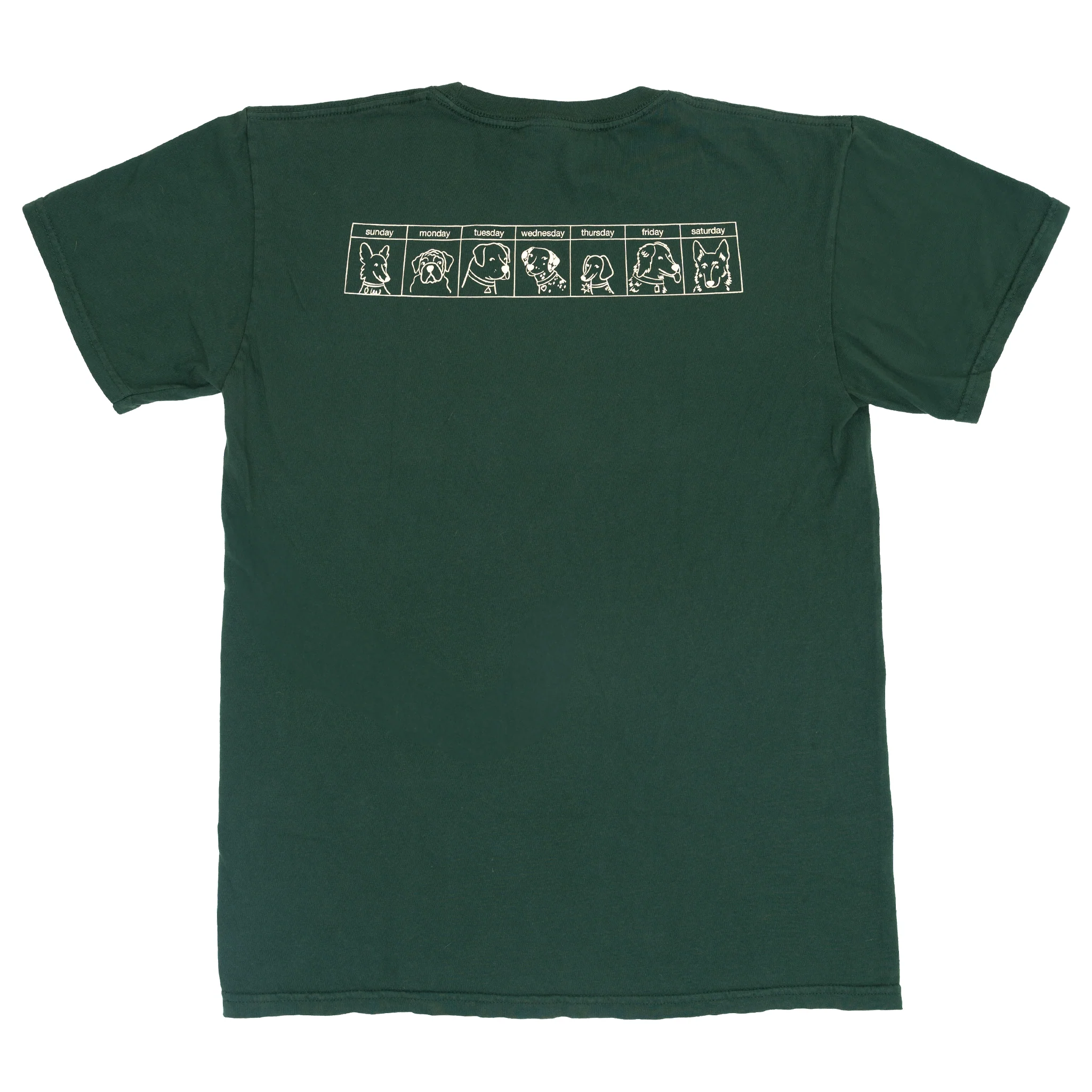 The Dogs Were Good Again Tee - Dark Green - Image 3